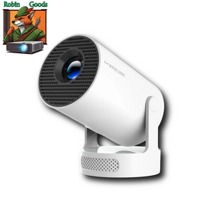 Портативний проектор Magcubic HY300 PRO з потужним HiFi-звуком White GS-119 фото