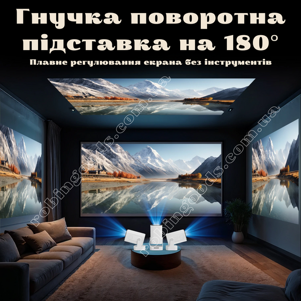 Комплект для домашнього кінотеатру проектор Magcubic HY310 + кейс для проектору GS-194 фото
